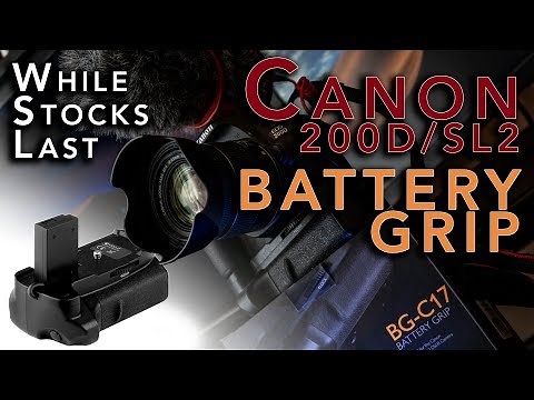 MUST HAVE - Canon 200D/SL2 Battery Grip