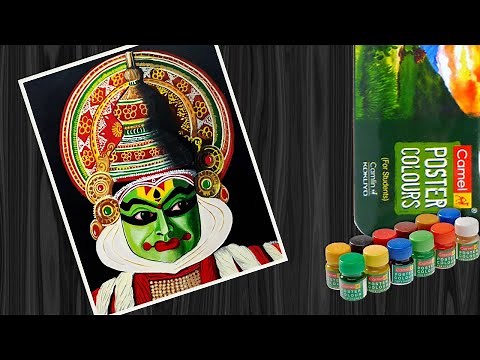 Kathakali Drawing Easy Step by Step | Easy Kathakali Drawing | Onam Festival Drawing Easy #onam