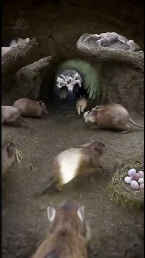 Inside a Prairie Dog Burrow: Real POV Experience PrairieDog #AnimalPOV #WildlifeDocumentary