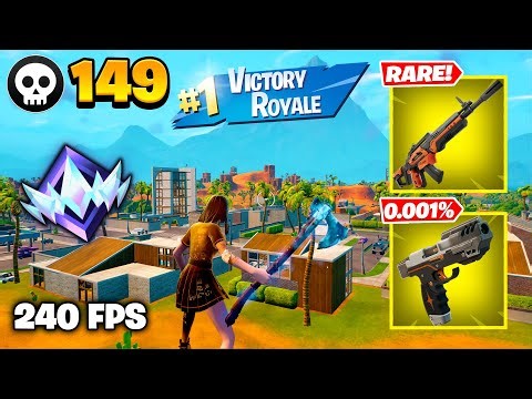 149 Elimination "RANKED RELOAD” Gameplay Wins (Fortnite Chapter 7 Keyboard & Mouse)