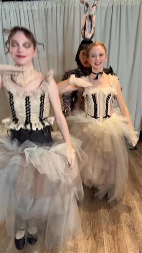 Lady Gaga shared a video with Emma Myers & Evie Templeton backstage from the MAYHEM Ball in London: "Enid, Agnes and Rosaline snuck out of Nevermore for a night of The Dead Dance at The MAYHEM Ball. Do the dead dance!" #wednesdaynetflix #ladygaga #mayhemball | Netflix World