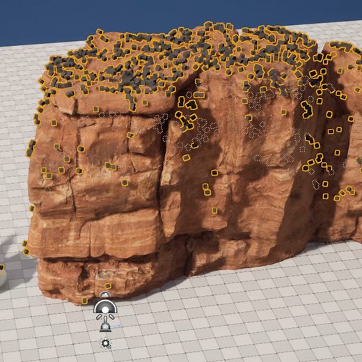 UE5.0 Geometry Script - Using a BVH to Sample a Mesh Surface with Ray Intersections | Tutorial