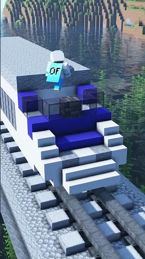 Minecraft High Speed Train! 🚝 #shorts