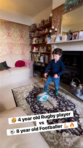 Coach Tarbs (Will Tarbard) on Instagram: "🏉⚽ Rugby Player vs Footballer ⚽🏉4-year-old vs 8-year-old 😂💥Pure chaos. Pure joy. PURE ENERGY. 🔥As long as your kids are playing, moving, laughing, and burning off energy, it really doesn’t matter what sport they choose 🙌💙 Whether it’s rugby tackles or football skills, it’s all about having fun and staying active!Still can’t believe I caught this moment on camera 📸😆I absolutely LOVE how active my boys are, even if they’re bloody hard work from su