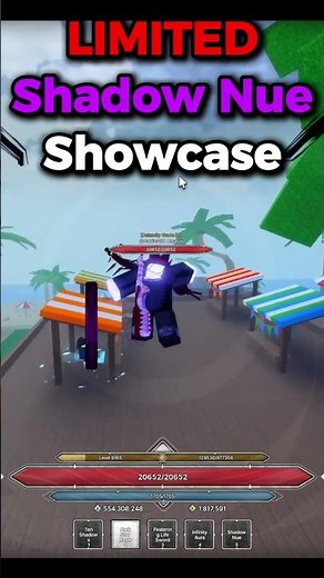 LIMITED SHADOW NUE SHOWCASE! | Jujutsu Zero #jujutsuzero #roblox