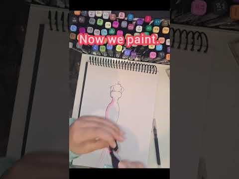 draw a prom dress with me:)