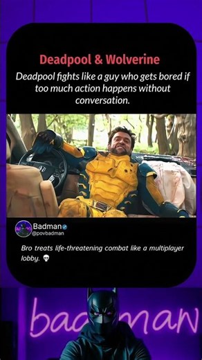 The Most Deadpool Thing Ever During a Fight #deadpool #wolverine #moviescene