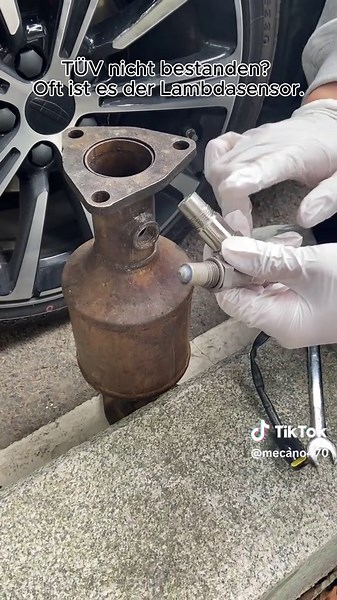 “Nicht sofort tauschen – erst Lambdasonde reinigen” #GeldSparen #Autoreparatur #Lambdasonde #MechanikerTipps #KFZService