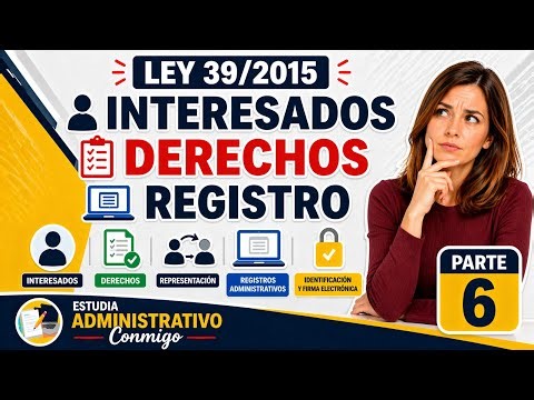 Ley 39/2015 (Parte 6) 👤 Interesados, derechos y registros EXPLICADO FÁCIL