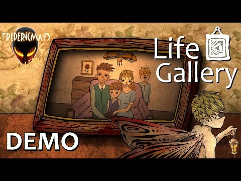 Life Gallery : Full DEMO Walkthrough (Point & Click Horror Game)