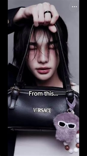 I just had to buy the bag charm for my girl 🥰🥰 #StrayKids #kpop #versace #london @Stray Kids @VERSACE