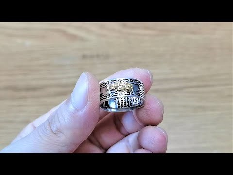 Anel Feng Shui Pixiu Mantra Ring Unboxing and Review - Does It Really Work?