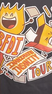 Got my 2025 BFDI x II Tour shirt