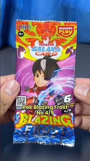 Pek Blazing Frost No 4/9 (Mechamato) | BoBoiBoy Galaxy Baraju