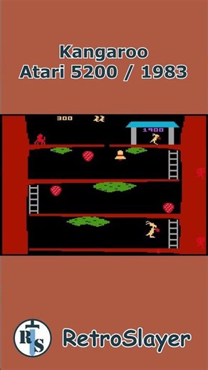Kangaroo Gameplay Atari 5200