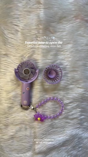 How to Clean the Orashare Rotating Mini Fan