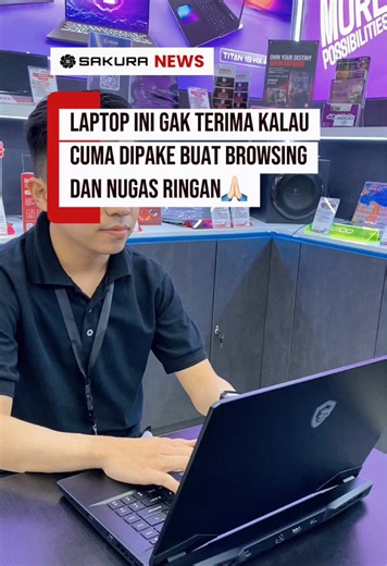 Pesona laptop msi gp66 11ug🤩🥰 #laptopmsi #msigaming #juallaptop
