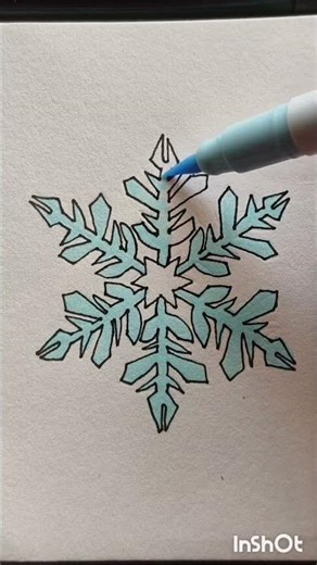 #coloringpages#coloringbook#coloringvideo#satisfying#satisfyingvideo#coloring#snowflakedrawing