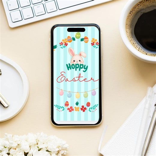 Animated Easter Video Card, Bunny Greeting (digital Download) - Etsy