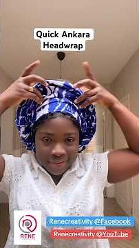 Quick Ankara Headwrap Tutorial #turban #headwrapping #tutorial