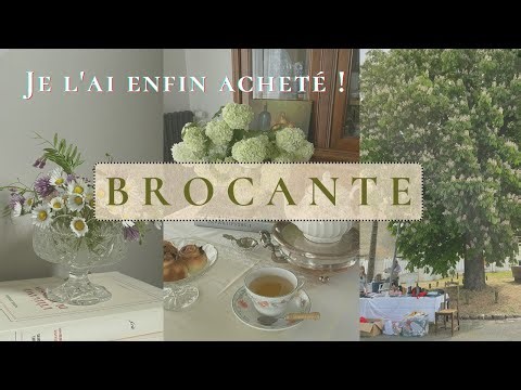 BROCANTE May 1st '24 / I finally bought it! / My flea market finds