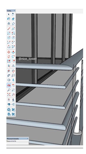 110K views · 2K reactions | Creating the Balcony Railing in SketchUp whit out using any plugin! I hope this content proves useful to you. For more tutorials, subscribe my YouTube channel! YouTube: Nice Tower #balcony #balconyrailing #plugin #nicetower #nice #tower #nicetowers ‎‏#sketchup #architexture #exteriordesign #nicetower #architect #engineering #design #skp #foryou #reels #fyp | Nice Tower | Facebook