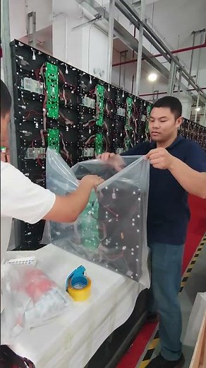 Packing LED Display Cabinets for Safe Delivery 🚚📦 #ledcabinet #ledwall #shipping