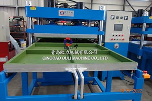 [Hot Item] Popular Size Rubber Powder Tile Curing Production Line Rubber Mat Vulcanizing Press Machine