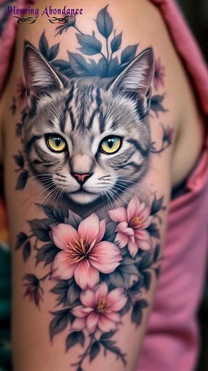 55K views · 1.2K reactions | 20 idées de tatouage avec un chat sur le bras - Part4 #cat #cutecat #cattattoo #cutetattoo | Piercing abondance | Facebook