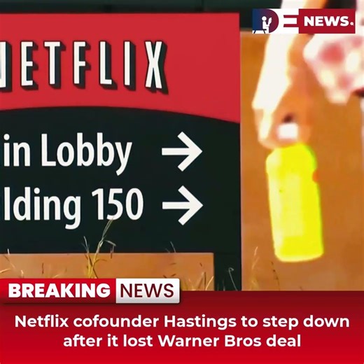 Desitdown News (Netflix cofounder Hastings to step down after it lost Warner Bros) #desitdown #news