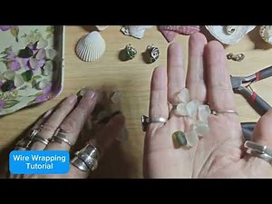 🌊Seaglass wire wrapping tutorial🌊