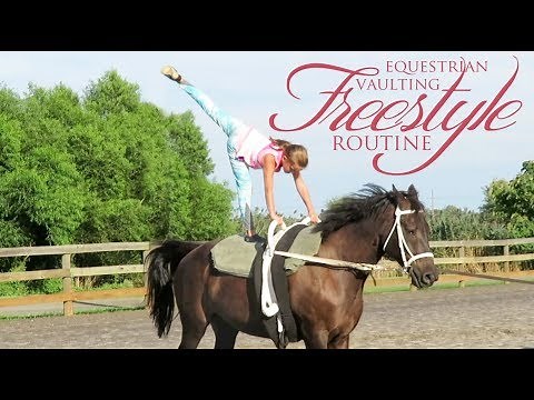 Equestrian Vaulting Freestyle Routines! | Crazy8Family