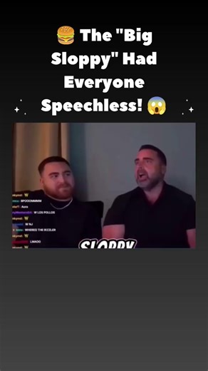 ​🍔 The "Big Sloppy" Had Everyone Speechless! 😱 #lospollostv #lospollostvmoments