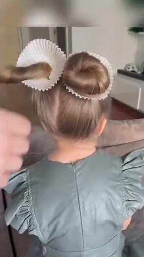 hairtransformation |Cute cupcake pigtails for school🧁 - Beauty Hair