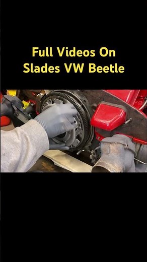 VW Beetle Clutch Install Time Lapse - VW Classic Beetle DIY Videos - #short #vwbeetle #aircooled