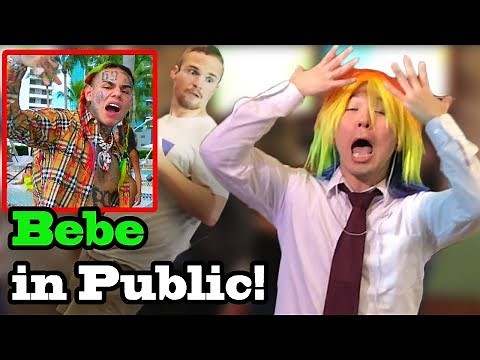 6IX9INE (Tekashi69), Anuel AA - "BEBE" - SINGING IN PUBLIC!!