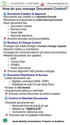How do you manage Document Control? Part 2