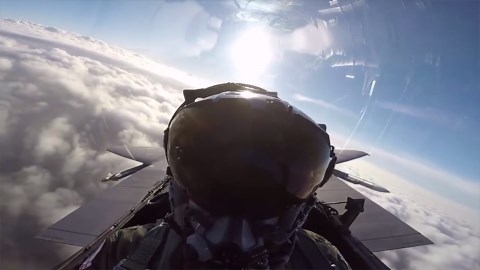 Pilot View In Cockpit • U.S. Military