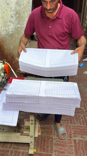 How Plain Paper Becomes a Notebook 📒 | Satisfying Factory Process