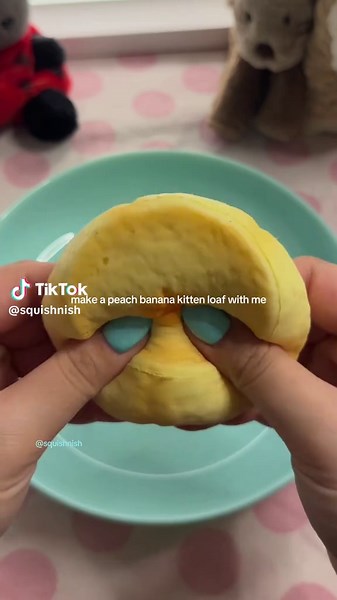 Peach Banana Kitten Loaf Recipe: Make One With Me! 🍑🍌
