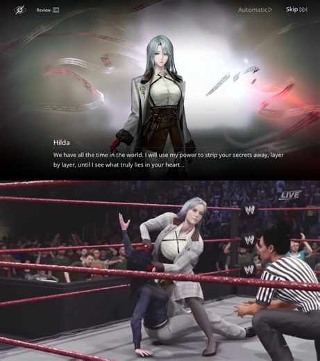 Hilda extracts Chief's memories #pathtonowhere #無期迷途 #无期迷途 #무기미도 #wwe2k25