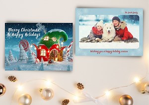 Editable Christmas Greeting Card Template,christmas Greetings, Xmas Card, Printable Holiday Card Instant Download - Etsy Canada