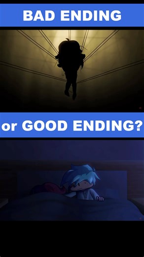 GF dies - Good Ending vs Bad Ending - FNF The World Below #fnf