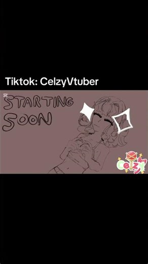 Making a starting soon screen 💚 #vtuber