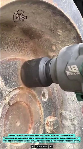 Impact Cleaning Tool Using Rotary Motion for Metal Surface Restoration