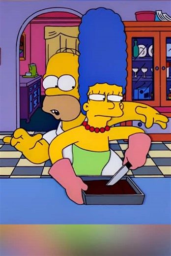 Marge Accidentally Cuts Off Homer's Finger in The Simpsons