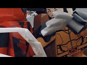 Full Deadpool And Wolverine Car Fight Scene But In Lego | 4K