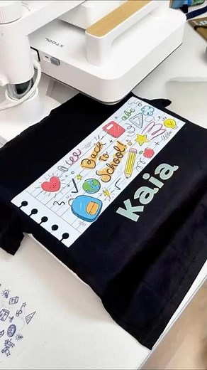 Back-to-School Custom Uniforms with xTool Apparel Printer 🎒✨