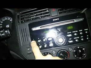 How to enter the code of the Ford C Max car radio