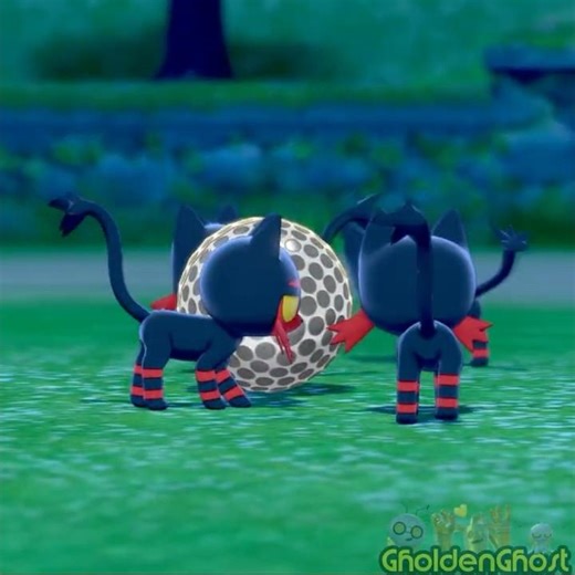 Litten Disco Ball Madness! 🪩😻 #pokemon #litten #pokemonswordshield #cat #incineroar #alola #alolan